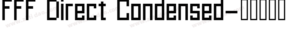 FFF Direct Condensed字体转换